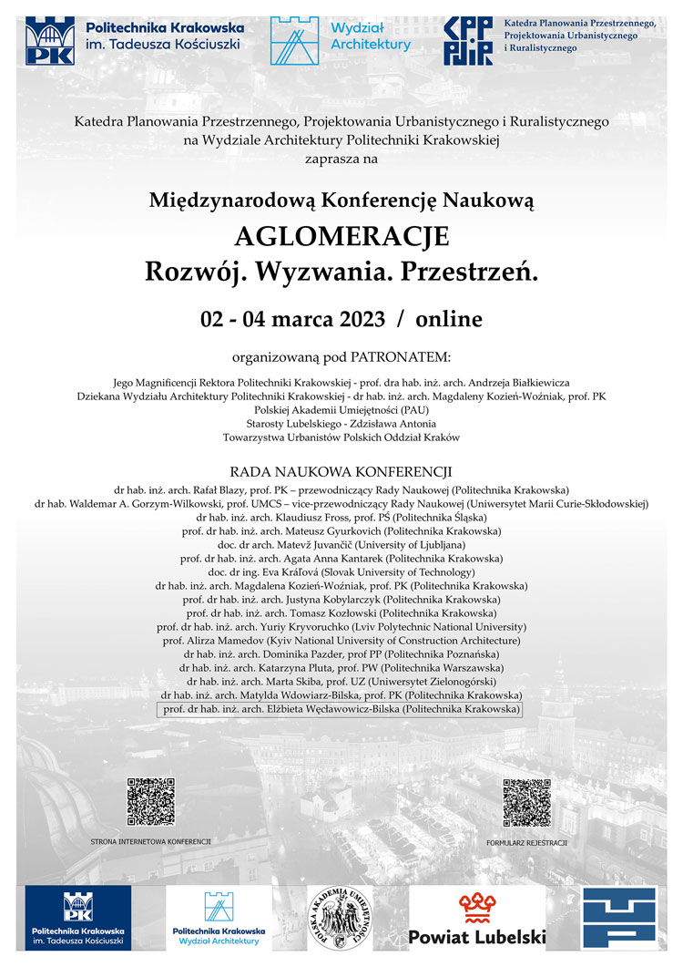 Konferencja AGLOMERACJE. Rozwój. Wyzwania. Przestrzeń.